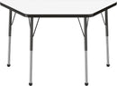24" x 48" Trapezoid T-Mold Dry-Erase Activity Table