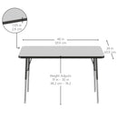 24" x 48" Rectangle T-Mold Activity Table
