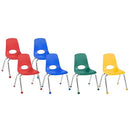 12" Stack Chair with Ball Glides