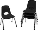 12" Stack Chair with Ball Glides