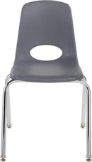 18" Stack Chair with Swivel Glides