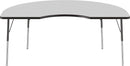 48" x 72" Kidney T-Mold Dry-Erase Activity Table