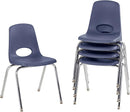 18" Stack Chair with Swivel Glides