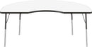 48" x 72" Kidney T-Mold Dry-Erase Activity Table