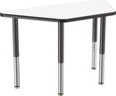 24" x 48" Trapezoid T-Mold Dry-Erase Activity Table
