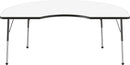 48" x 72" Kidney T-Mold Dry-Erase Activity Table
