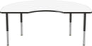 48" x 72" Kidney T-Mold Dry-Erase Activity Table