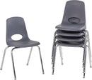 18" Stack Chair with Swivel Glides