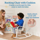 Bentwood Rocking Chair with Cushion - ELR-22211-WW_INFO_1