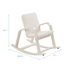 Bentwood Rocking Chair with Cushion - ELR-22211-WW_TDIM