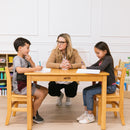 24in x 36in Rectangular Hardwood Table with 24in Legs and Two 14in Chairs - ELR-7121-HY_ENV_1