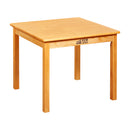 30in D Square Hardwood Table with 24in Legs and Two 14in Chairs, 3-Piece - ELR-7138-HY_ALT_1