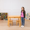 30in D Square Hardwood Table with 24in Legs and Two 14in Chairs, 3-Piece - ELR-7138-HY_ENV_2