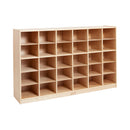 30 Cubby Storage Cabinet, Eco-Friendly Birch Plywood Storage with 30 Bins