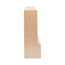 Vestiaire pour enfant en bas âge à 5 compartiments avec banc, rangement écologique en contreplaqué de bouleau, hauteur 91 cm
