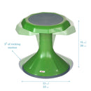 ACE Active Core Engagement Wobble Stool, Flexible Seating, 15in Seat Height