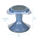 ACE Active Core Engagement Wobble Stool, Flexible Seating, 15in Seat Height