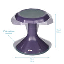 ACE Active Core Engagement Wobble Stool, Flexible Seating, 15in Seat Height