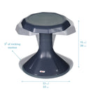 ACE Active Core Engagement Wobble Stool, Flexible Seating, 15in Seat Height