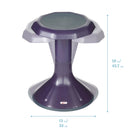 ACE Active Core Engagement Wobble Stool, Portable Flexible Seating, 18in Seat Height