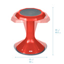 ACE Active Core Engagement Wobble Stool, Portable Flexible Seating, 18in Seat Height