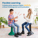 ACE Active Core Engagement Wobble Stool, Portable Flexible Seating, 18in Seat Height