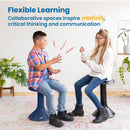 ACE Active Core Engagement Wobble Stool, Portable Flexible Seating, 18in Seat Height