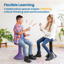ACE Active Core Engagement Wobble Stool, Portable Flexible Seating, 18in Seat Height