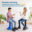 ACE Active Core Engagement Wobble Stool, Portable Flexible Seating, 18in Seat Height