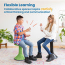 ACE Active Core Engagement Wobble Stool, Portable Flexible Seating, 18in Seat Height