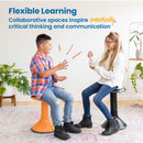 ACE Active Core Engagement Wobble Stool, Portable Flexible Seating, 18in Seat Height