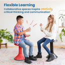 ACE Active Core Engagement Wobble Stool, Portable Flexible Seating, 18in Seat Height