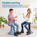 ACE Active Core Engagement Wobble Stool, Portable Flexible Seating, 18in Seat Height