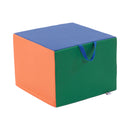 Adult Cozy Cube, Colorful Flexible Foam Seat with Handle, 16in Seat Height