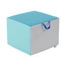 Adult Cozy Cube, Colorful Flexible Foam Seat with Handle, 16in Seat Height