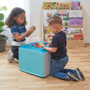 Adult Cozy Cube, Colorful Flexible Foam Seat with Handle, 16in Seat Height