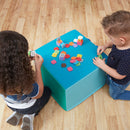 Adult Cozy Cube, Colorful Flexible Foam Seat with Handle, 16in Seat Height