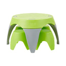 Ayana Table and Stool Set, Colorful Plastic Table and Chairs, Indoor/Outdoor