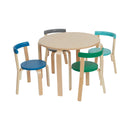 Bentwood Table and Curved Back Chair Set,Â Premium Kids Wooden Furniture