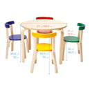Bentwood Table and Curved Back Chair Set,Â Premium Kids Wooden Furniture
