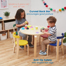 Bentwood Table and Curved Back Chair Set,Â Premium Kids Wooden Furniture