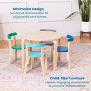 Bentwood Table and Curved Back Chair Set,Â Premium Kids Wooden Furniture