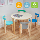 Bentwood Table and Curved Back Chair Set,Â Premium Kids Wooden Furniture
