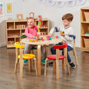 Bentwood Table and Curved Back Chair Set,Â Premium Kids Wooden Furniture