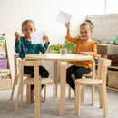 Bentwood Table and Curved Back Chair Set,Â Premium Kids Wooden Furniture
