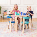 Bentwood Table and Curved Back Chair Set,Â Premium Kids Wooden Furniture