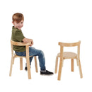 Bentwood Table and Curved Back Chair Set,Â Premium Kids Wooden Furniture