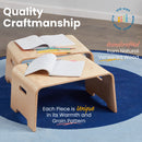 Bentwood Lap Desk, Children's Wood Portable Activity Table