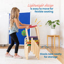 ECR4Kids Bentwood Stacking Stools for Kids, Flexible Seating, 12" Height, 6-Piece
