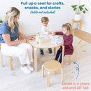 ECR4Kids Bentwood Stacking Stools for Kids, Flexible Seating, 12" Height, 6-Piece